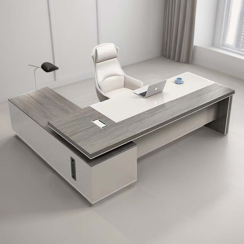 Inbox Zero Liniyah Rectangle Computer Desk Office Set Wayfair